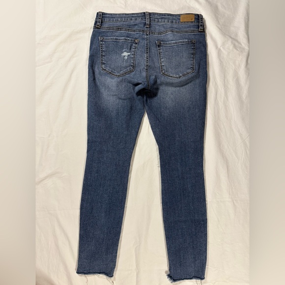 BP from Nordstrom Medium Wash Distressed Skinny Jeans - Picture 3 of 12